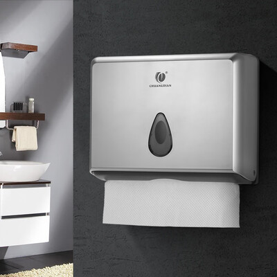 

CHUANGDIAN Wall-mounted Bathroom Tissue Dispenser Tissue Box Holder for Multifold Paper Towels