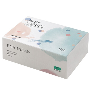 

Babycare baby paper towel baby special super soft paper baby paper towel  code 130190mm 100 pumping 1 package 3390S