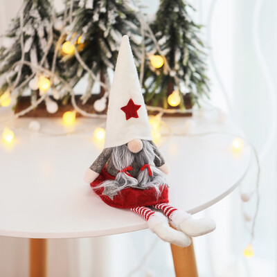 

Gobestart Christmas Decorations Faceless Doll Girl Dolls Window Decorations