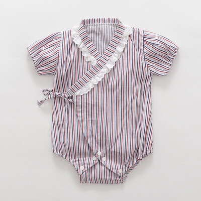 

Newborn Infant Baby Boy Girl Short Sleeve Floral Kimono Romper Jumpsuit Clothes