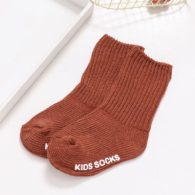 

13 Colors Cotton Baby Socks Boy Girls Kids Anti Slip Socks Thick Keep Warm Winter Floor Ankle Wool Sock For 0-4 Years