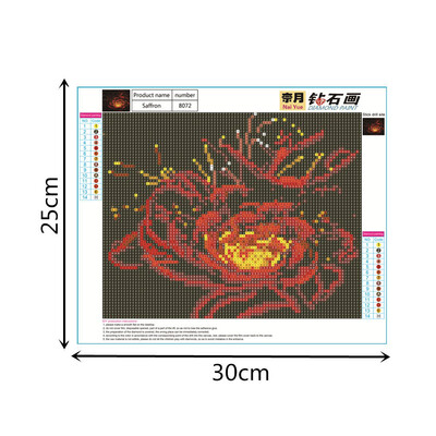 

Gobestart 5D Embroidery Paintings Rhinestone Pasted DIY Diamond Painting Cross Stitch