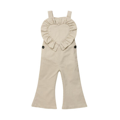 

SUNSIOM Newborn Baby Girls Bib Pants Bell-Bottom Trousers Romper Jumpsuit Outfits Hot