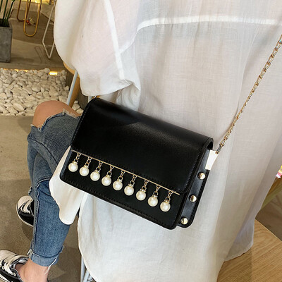 

Chic bag female 2019 new wave Korean version of the chain wild small square bag fashion simple foreign single shoulder Messenger bag