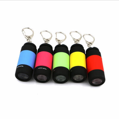

ZHISHUNJIA USB Rechargeable Mini Flashlight Key Lamp