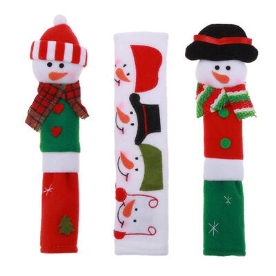 

3pcs Refrigerator Door Handle Covers Dishwasher Gloves Cloth Protector