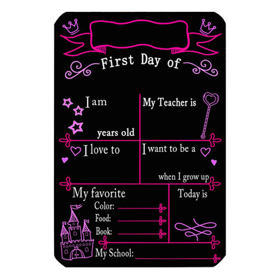 

Toponeto First day of Blackboard Style Birthday Celebration Easy Clean Decoration Logo