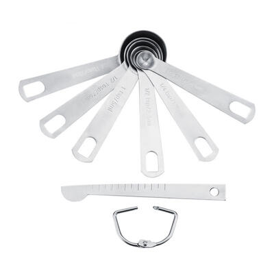 

Greensen 7PcsSet Stainless Steel Measuring Spoons Cups for Coffee Seasoning with Measuring Stick