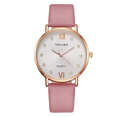 

Womens watches top brand luxuryFashion Leather BlueRedBlackWhitePurple Simple Quartz watch for Gifts Relogio Feminino 2019