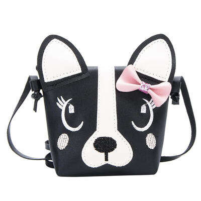 

Cute Dog Children Handbag Girl Shoulder Bag Baby PU Leather Crossbody Purse