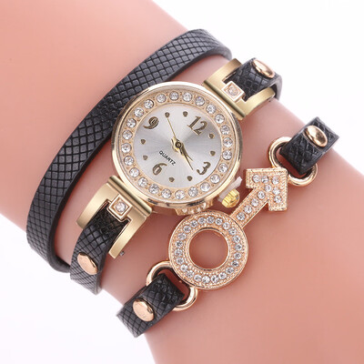 

New Style Top Brand Watch Woman Fashion diamond Pattern Alloy Steel Strap Quartz-watch Wristwatch Women 2018 Drop Shipping &Ff