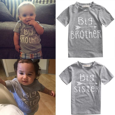 

Baby Boys Girls Tops Kids Short sleeve Summer T-Shirts Letter Print Family Set