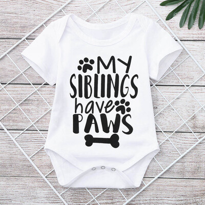 

Infant Baby Boys&Girls Letter Print Jumpsuit Romper Bodysuit Sunsuit Clothes