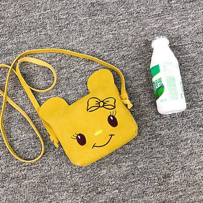 

Mini Shoulder Bags Cartoon Women 2019 Cute Cat Shape Flap Hasp Cross-body Handbag Fashion Girls Kids PU Shoulder Messenger Bag