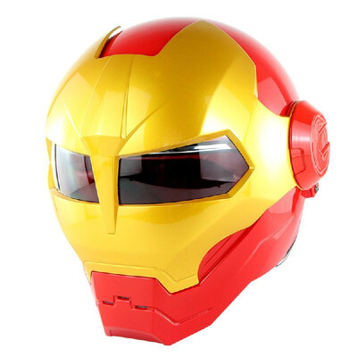 

Personality motorcycle helmet soman515 iron man full face helmet retro style Transformers face helmet