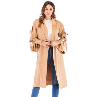

Toponeto Women Winter Casual Bow Bandage Button Jacket Outwear Coat Overcoat Outercoat