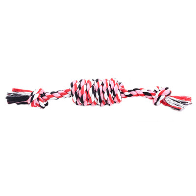 

Tough Strong Puppy Dog Pet Tug War Play Cotton Rope Chew Toy With Knot Fun Bite