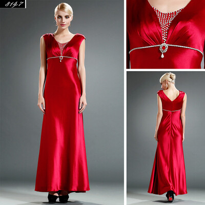 

High-end handwork womens elegant long evening dresses