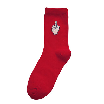 

Fashion Modern Funny Cool Kids Punk Figure Cartoon Ankle Solid Socks Cotton Warm Soft Harajuku In Tube Woman Girl Sox