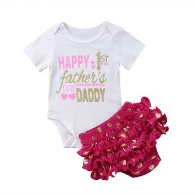 

Cute Newborn Baby Girl Outfits Clothes Tops RomperTutu Shorts Pants Princess Clothes Set