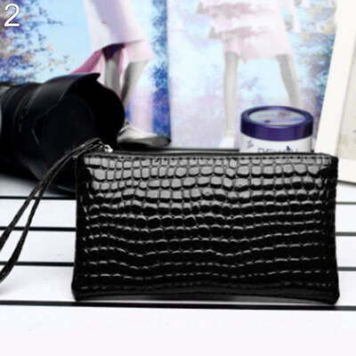 

Women Fashion Faux Leather Purse Mini Handbag Cash Coin Storage Long Wallet