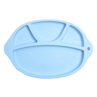 

Toponeto Kids Silicone Placemat Plate Dish Food Tray Table Mat for Baby Toddler