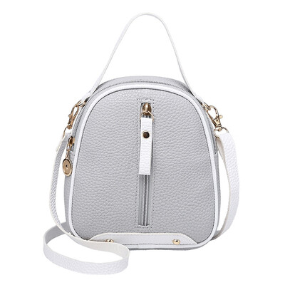 

Women Small Shoulder Bag PU Letter Zipper Messenger Bag Female Mobile Phone Bag Vintage Handbags Bolsos Feminina T10