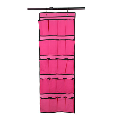 

20 Pocket Over the Door Shoe Organizer Space Saver Rack Hanging Storage
