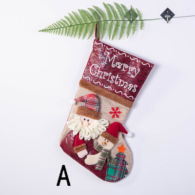 

Tailored Christmas Stockings Mini Socks Santa Candy Gift Bag Christmas Tree Decorations