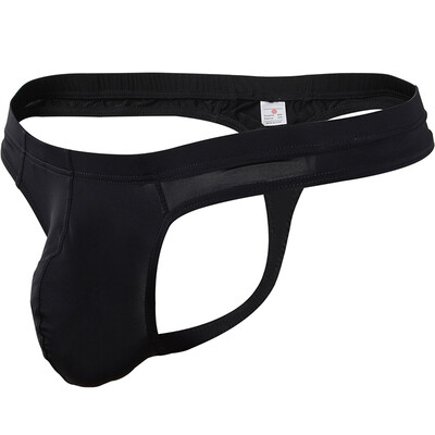 

Men Ice Silk Underwears Briefs Seamless Sheer Low Waist Bikini Shorts Underpants