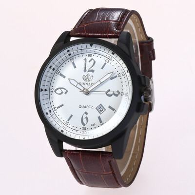 

Business unisex belt watch Personality digital double scale quartz watch Factory direct sale AliExpress explosion