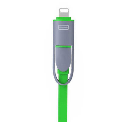 

Hanging Basket Noodle Data Cable Two-in-one Multi-function Data Cables For Apple Android Universal Charging Cables-1m