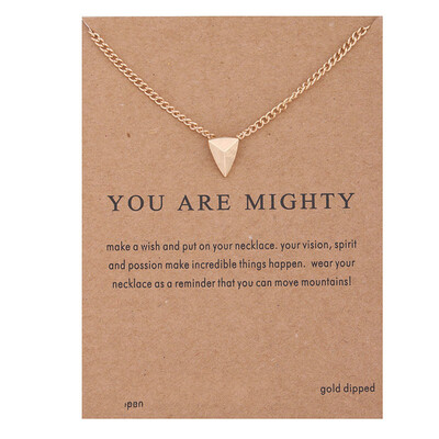 

With Card Alloy Key Star Infinity Love Horse Drop Gold-color Shorts Clavicle Chains Fashion Necklaces & Pendants Wholesale