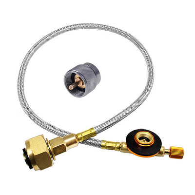 

Furnace Gas Refill Adapter Flat Cylinder Tank Coupler Valve Connecting Pipe