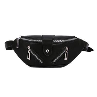 

Casual PU Leather Fanny Pack Waist Bag Women Messenger Belt Mini Chest Bag