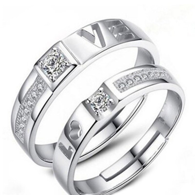 

Rings Jewelry Couple Ring Hot Stylish Silver Ring Couple Jewelry Ring Design Opening Korean