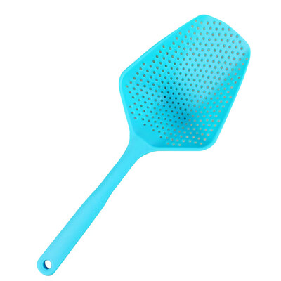 

Plastic Water Ice Shovel No Sticky Filter Strainer Long Colander Kitchen Gadget