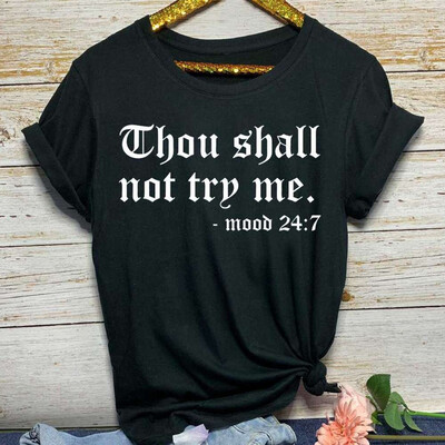 

Nomeni Women Fashion Casual O-Neck Letter Print Short Sleeve T-Shirt Top Blouses