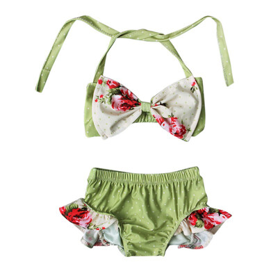 

Childrens swimsuit girls bebek bikini swimwear 2018 2pcsset bikini girls children baby girl swimwear fashionable swimsuit