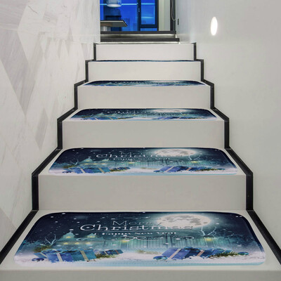 

〖Follure〗Christmas Decoration 1Set StepBasic Non-Slip Coral Fleece Resistant Carpet Stair