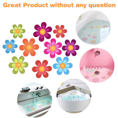 

〖Follure〗Pack of 10 Bathtub Stickers Adhesive Decals With Bright Colors Ideal Large