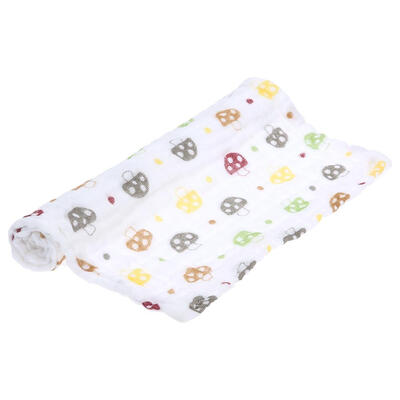 

New Type 6-layer Gauze Towel Handkerchief Baby Print Feeding Towel Bib