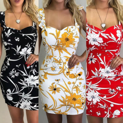 

Fashion Women Bodycon Backless Party Cocktail Evening Mini Dress Casual Clubwear