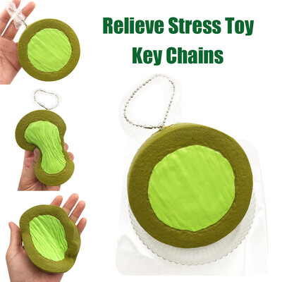 

Gotoamei Matcha Bun Super Slow Rising Scented Relieve Stress Toy Key Pendant