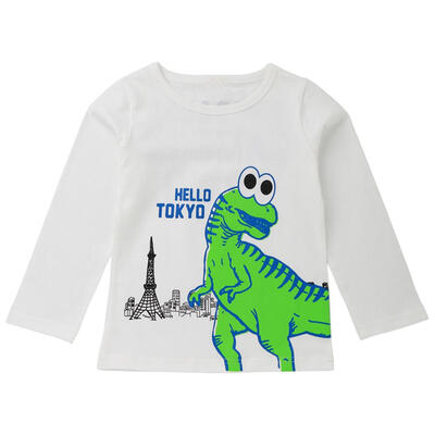 

Baby Boy Girl Long Sleeve Dinosaur Printed T Shirt Children Cotton Tee Tops
