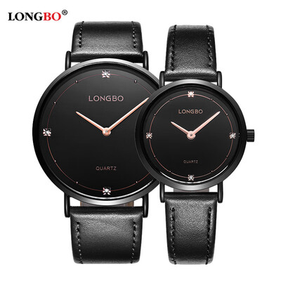 

Couple watch a lady watch female leather belt student Korean version of the female watch waterproof quartz watch male watch t
