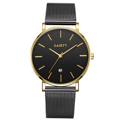

〖Follure〗Business Fashion Simple Simple Casual Calendar Net With Strap Mens Watch