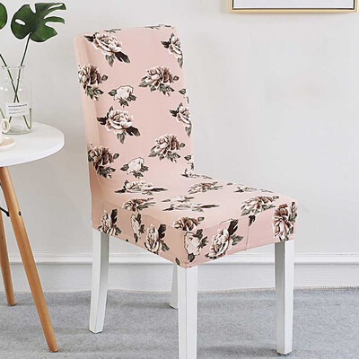 

Gobestart Dining Room Wedding Banquet Chair Cover Party Decor Seat Spandex Stretch Covers