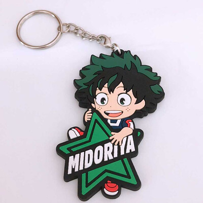 

CAR-TOBBY Anime My Hero Academia Boku No Hero Academia Keyring PVC Single Side Keychain