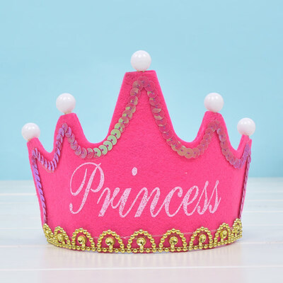 

FUNNYBUNNY LED Light Crown Hat Baby Age Decoration Decorative Party Supplies Birthday Cake Party Hat Birthday Party Decorations